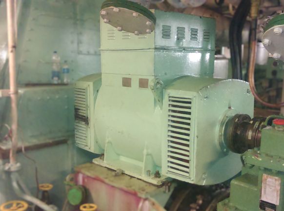 Rewinding and commissioning shaft generator