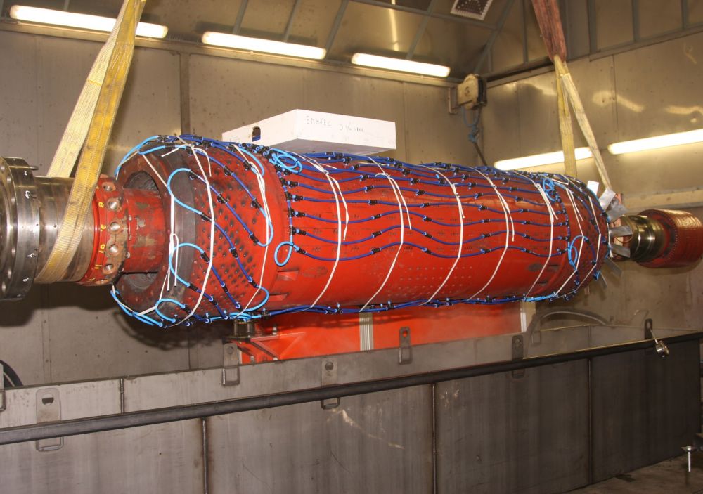 Cleaning of 26 MW turbo rotor